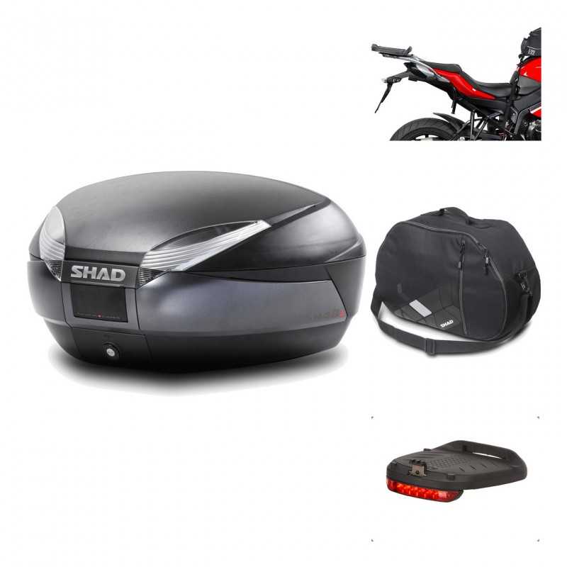 Rear trunk + mounting hardware + accessories  SH48 DARK GREY PREMIUM