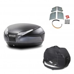 Back trunk + big top fitting + internal bag  SH48 DARK GREY PREMIUM
