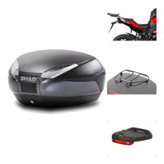 Rear trunk + mounting hardware + accessories  SH48 DARK GREY PREMIUM