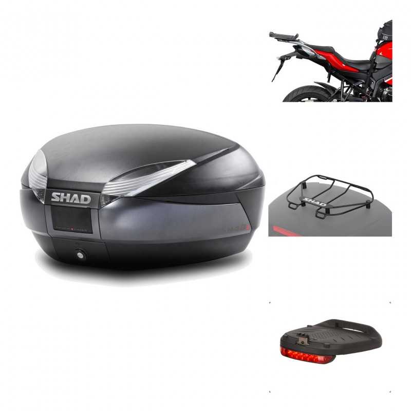 Rear trunk + mounting hardware + accessories  SH48 DARK GREY PREMIUM