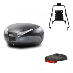 Back trunk + big top fitting + brake light  SH48 DARK GREY PREMIUM