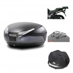 Rear trunk + mounting hardware + accessories  SH48 DARK GREY PREMIUM