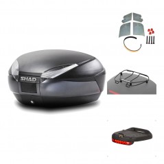 Rear trunk + mounting hardware + accessories  SH48 DARK GREY PREMIUM