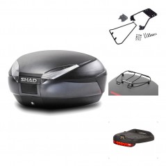 Rear trunk + mounting hardware + accessories  SH48 DARK GREY PREMIUM