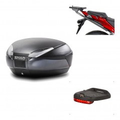 Back trunk + big top fitting + brake light  SH48 DARK GREY PREMIUM