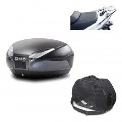 Back trunk + big top fitting + internal bag  SH48 DARK GREY PREMIUM