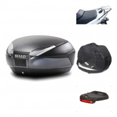 Rear trunk + mounting hardware + accessories  SH48 DARK GREY PREMIUM