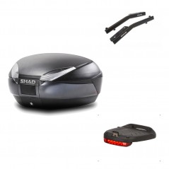Back trunk + big top fitting + brake light  SH48 DARK GREY PREMIUM