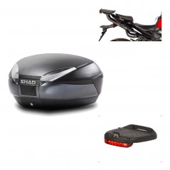 Back trunk + big top fitting + brake light  SH48 DARK GREY PREMIUM