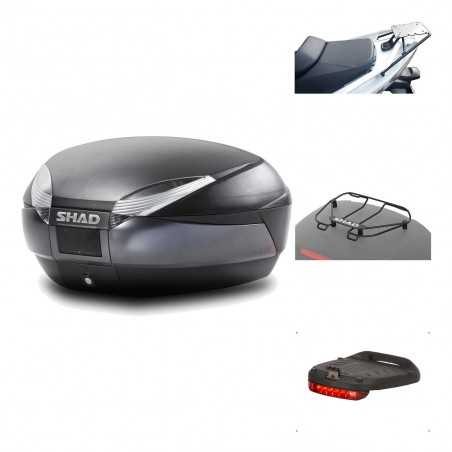 Rear trunk + mounting hardware + accessories  SH48 DARK GREY PREMIUM