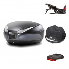 Rear trunk + mounting hardware + accessories  SH48 DARK GREY PREMIUM