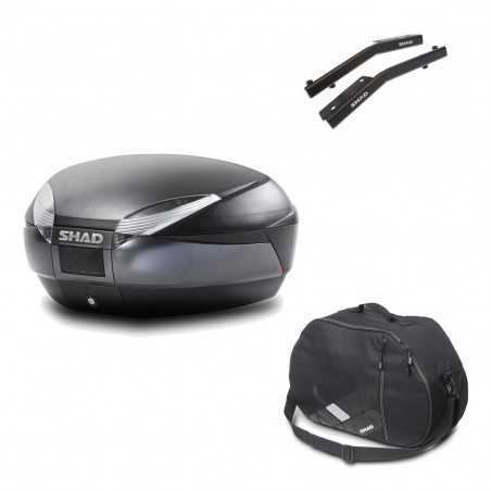 Back trunk + big top fitting + internal bag SH48 DARK GREY PREMIUM