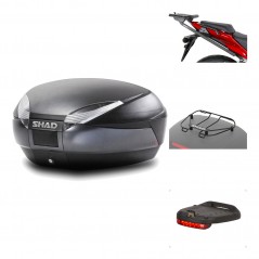 Rear trunk + mounting hardware + accessories  SH48 DARK GREY PREMIUM