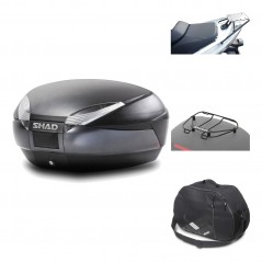 Rear trunk + mounting hardware + accessories  SH48 DARK GREY PREMIUM