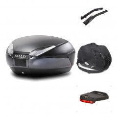 Rear trunk + mounting hardware + accessories  SH48 DARK GREY PREMIUM