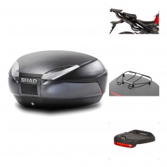Rear trunk + mounting hardware + accessories  SH48 DARK GREY PREMIUM