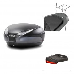 Back trunk + big top fitting + brake light  SH48 DARK GREY PREMIUM