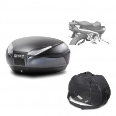 Back trunk + big top fitting + internal bag  SH48 DARK GREY PREMIUM
