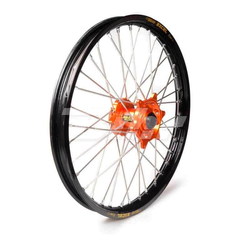 Full wheel black hoop  17-1,40 buje naranja 1 31004/3/10