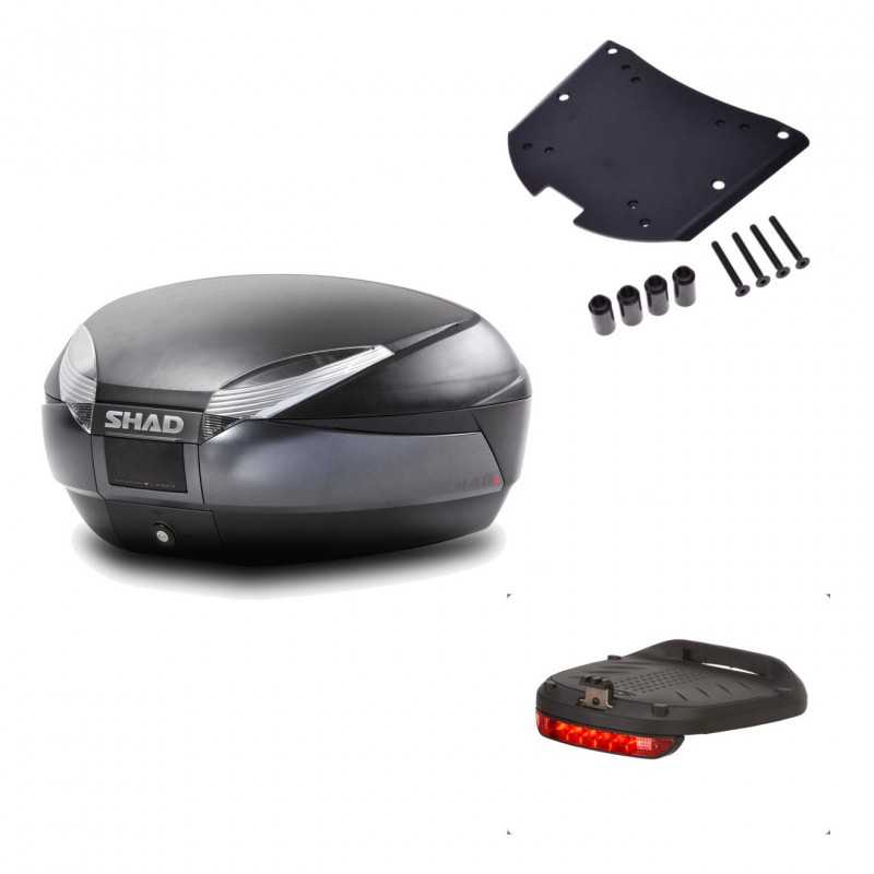 Back trunk + big top fitting + brake light  SH48 DARK GREY PREMIUM