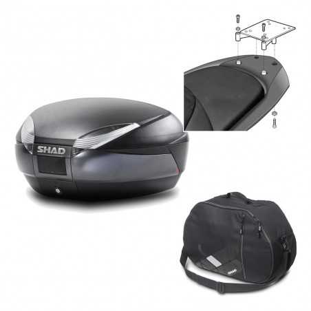 Back trunk + big top fitting + internal bag SH48 DARK GREY PREMIUM