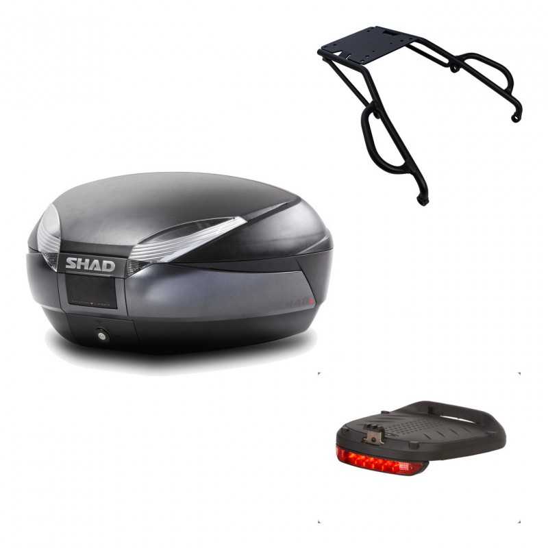 Back trunk + big top fitting + brake light  SH48 DARK GREY PREMIUM