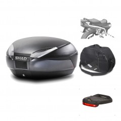 Rear trunk + mounting hardware + accessories  SH48 DARK GREY PREMIUM