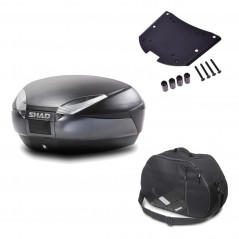 Back trunk + big top fitting + internal bag  SH48 DARK GREY PREMIUM