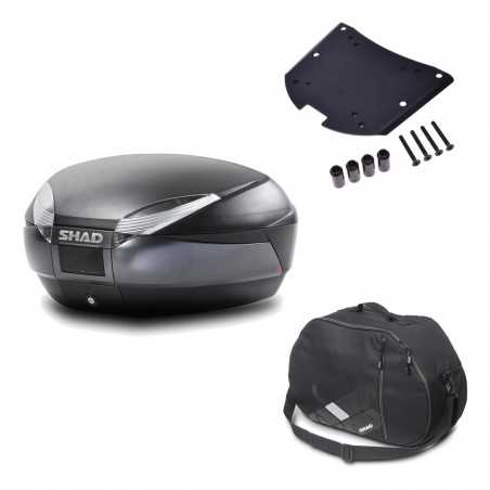 Back trunk + big top fitting + internal bag SH48 DARK GREY PREMIUM