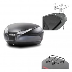 Back trunk + big top fitting + top grid rack  SH48 DARK GREY PREMIUM