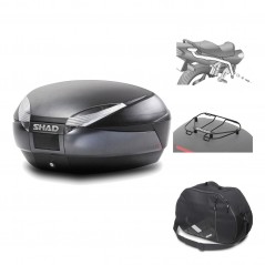 Rear trunk + mounting hardware + accessories  SH48 DARK GREY PREMIUM