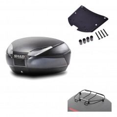 Back trunk + big top fitting + top grid rack  SH48 DARK GREY PREMIUM