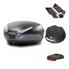 Rear trunk + mounting hardware + accessories  SH48 DARK GREY PREMIUM
