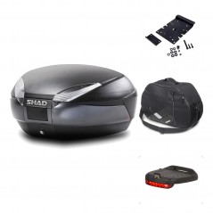 Rear trunk + mounting hardware + accessories  SH48 DARK GREY PREMIUM