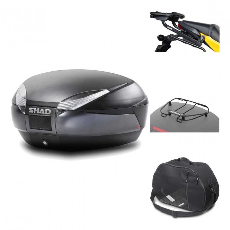 Rear trunk + mounting hardware + accessories  SH48 DARK GREY PREMIUM
