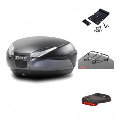 Rear trunk + mounting hardware + accessories  SH48 DARK GREY PREMIUM