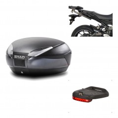 Back trunk + big top fitting + brake light  SH48 DARK GREY PREMIUM