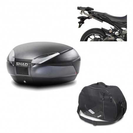 Back trunk + big top fitting + internal bag SH48 DARK GREY PREMIUM