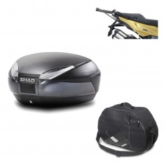 Back trunk + big top fitting + internal bag  SH48 DARK GREY PREMIUM