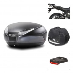 Rear trunk + mounting hardware + accessories  SH48 DARK GREY PREMIUM