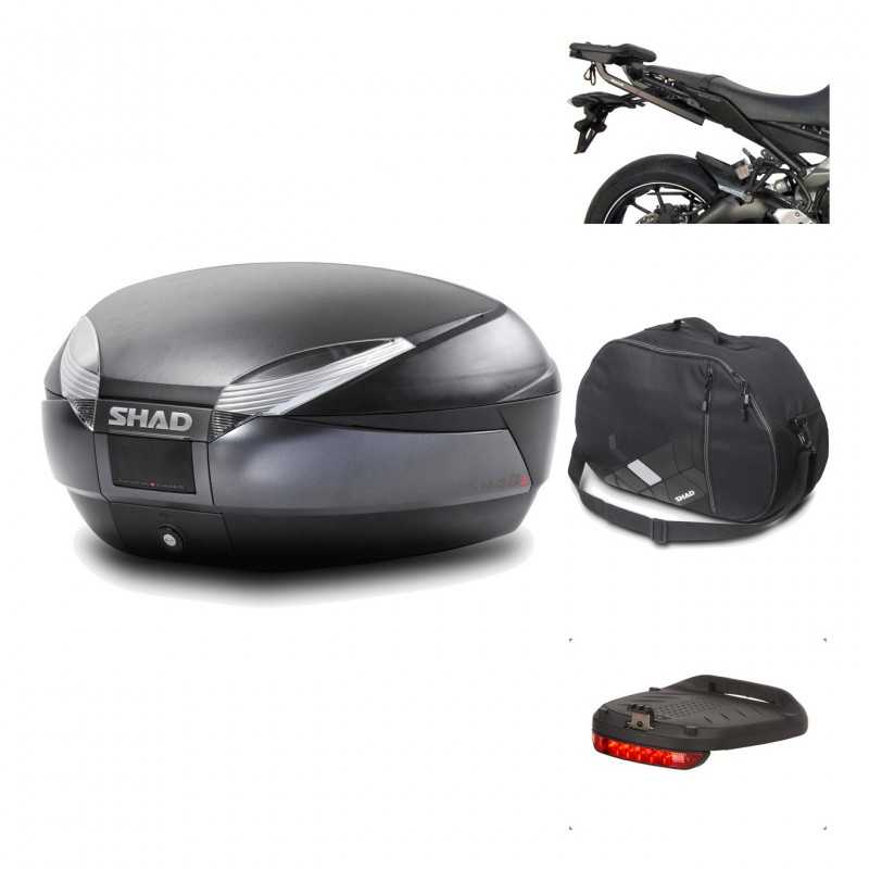 Rear trunk + mounting hardware + accessories  SH48 DARK GREY PREMIUM