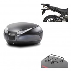 Back trunk + big top fitting + top grid rack  SH48 DARK GREY PREMIUM