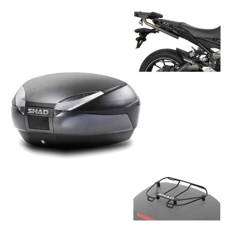 Back trunk + big top fitting + top grid rack  SH48 DARK GREY PREMIUM