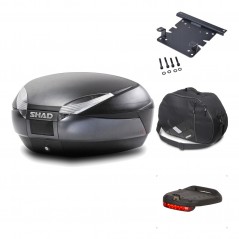 Rear trunk + mounting hardware + accessories  SH48 DARK GREY PREMIUM