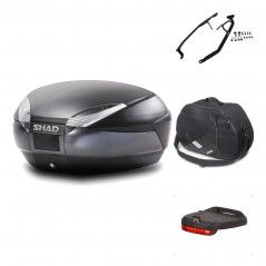 Rear trunk + mounting hardware + accessories  SH48 DARK GREY PREMIUM