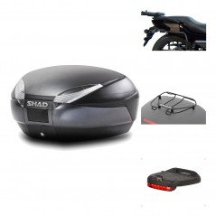 Rear trunk + mounting hardware + accessories  SH48 DARK GREY PREMIUM