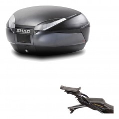 SHAD Baul trasero + herraje montaje SH48 DARK GREY PREMIUM KIT-190066