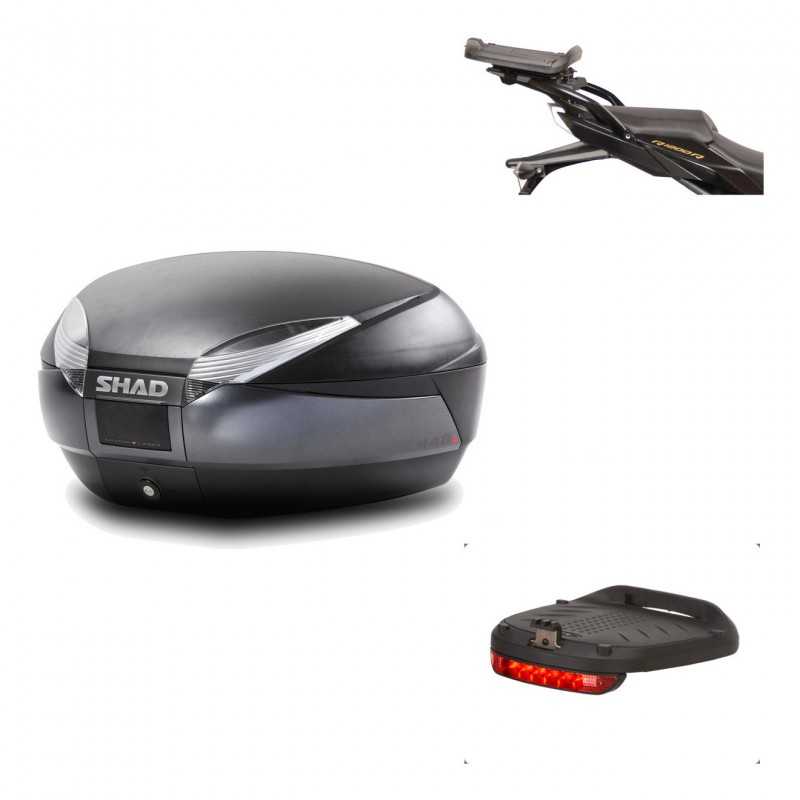 Back trunk + big top fitting + brake light  SH48 DARK GREY PREMIUM