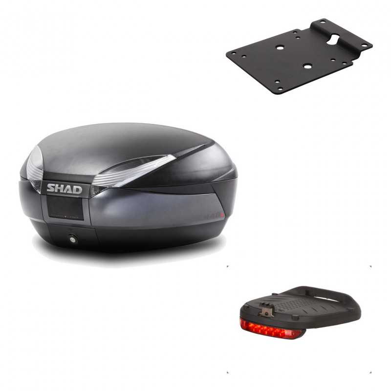 Back trunk + big top fitting + brake light  SH48 DARK GREY PREMIUM