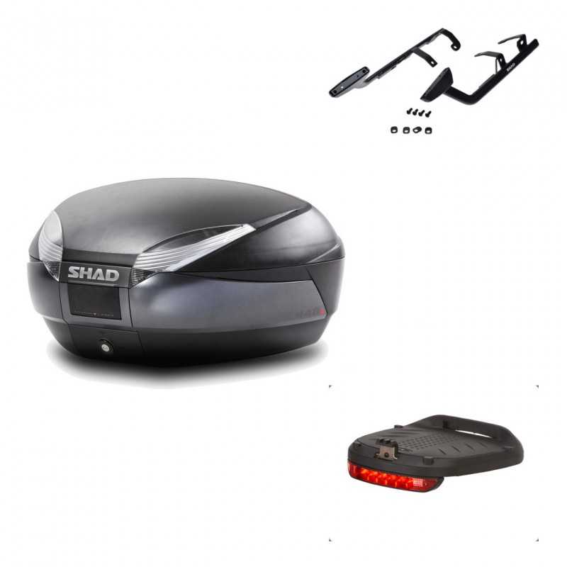 Back trunk + big top fitting + brake light  SH48 DARK GREY PREMIUM